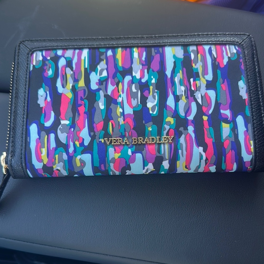 Vera Bradley Multicolor Abstract Wallet